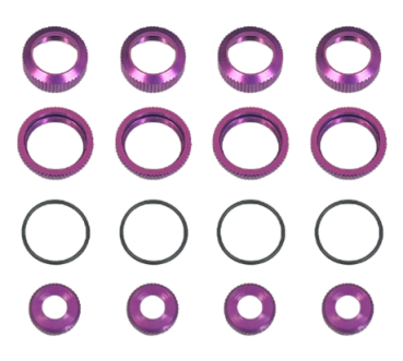 COLOR CHANGE KIT PURPLE FOR BIGBORE DAMPER